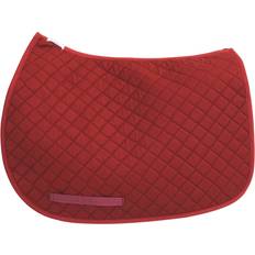 Polyester Saddle Pads TuffRider Basic All Purpose Pad Burgundy