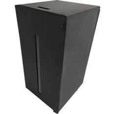 Schornsteine Firefix Pelletbox mit Rollen 37 x 74 x 37 cm schwarz Schwarz