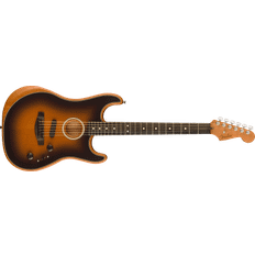 Fender American Acoustasonic Stratocaster 2-Color Sunburst EB with Deluxe Gig Bag