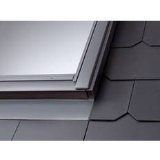 Velux Intäckningsplåt EDL Slätt Tak 94x140 cm Aluminium Takfönster 3-glasfönster