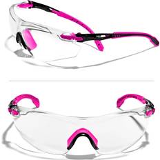 Pink Protective Gear OPTIFENSE VS3 Anti Fog, Premium CLEAR/TINTED Safety Glasses, ANSI Z87 Pink Frame, Clear Lens