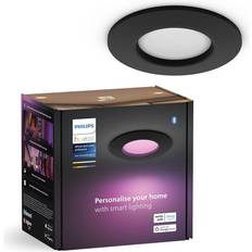 Philips hue recessed Philips Hue Smart Slim Recessed Black Ceiling Flush Light 9cm