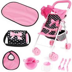 Toys Bayer Design Dolls: Baby Doll Stroller Set