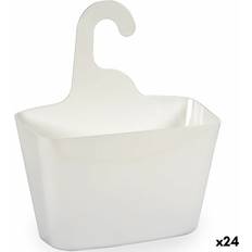 Blanco Soportes para cabezal de ducha Berilo Colgador Para La Ducha Blanco Plástico 11.5 x 31.5 x 28.5 cm