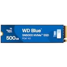 Festplatten Western Digital WD Blue SN5000 500GB SSD NVME M.2 2280 PCIe Gen4 Solid State Drive