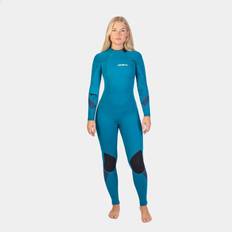 Blå - Dame Våddragter Gul Response BS Backzip 3/2mm våddragt-10T