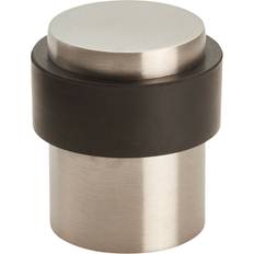 Door Stops Loops Mounted Pedastal With Rubber Buffer 40 X 30mm Satin Steel One