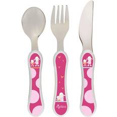 Rosa Posate per Bambini Sigikid set di posate da pecora Schnuggi Classic rosa pink