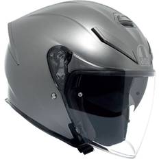 Motorcycle Equipment AGV K5 Jet Evo Open Face Helmet Silver Unisex