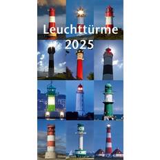 Leuchttürme 2025. 3-Monats-Tischkalender