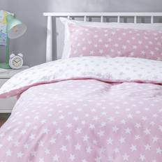 Bed Set Habitat Kids Reversible Star Pink Bedding Set Toddler