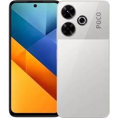 Teléfonos móviles Xiaomi Poco M6 Dual SIM 128GB ROM + 6GB RAM 4G/LTE Smartphone (Silver)