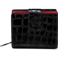 Christian Louboutin Womens Black Loubi54 Leather Wallet 1 - BLACK