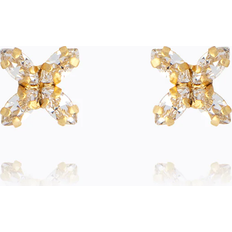 Rodium Örhängen Caroline Svedbom Crystal Mini Star Earrings Crystal Rhodium
