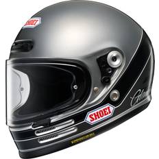 Shoei Integralhjälmar - Svarta Motorcykelhjälmar Shoei Glamster-06 Abiding, Integralhelm Silber/Schwarz/Grau