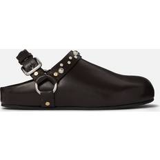 39 ½ - Gummi Træsko Stella McCartney Sko Dame Studded Slides - Sort