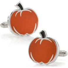 Naranja Gemelos de puño Cufflinks Inc Pumpkin Enamel