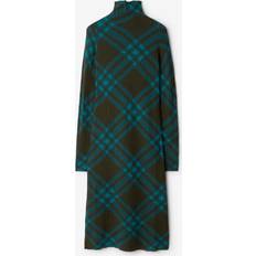 Burberry Damen Kleider Burberry Check Wool Blend Dress Snug