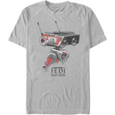 Clothing Fifth Sun Star Wars Men's Jedi Fallen Order Bd-1 Sketch T-shirt Gray