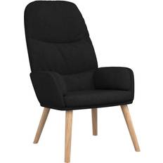 Holz Sessel vidaXL 340996 Black Sessel 98cm