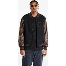 New Era Outerwear New Era Jacke Heritage Varsity Jacket UNISEX Black/ Brown