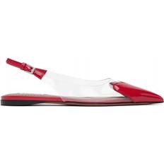 Alaïa Red 'Le Cœur' Ballerina Flats 331 LAQUE IT