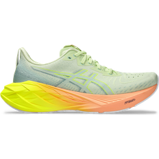 Asics Women's Novablast Paris Shoes in Cool Matcha/Safety Yellow Width: Fit2Run