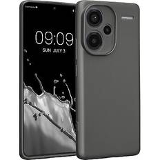 Kwmobile Handyhülle für xiaomi redmi note 13 pro 5g redmi note 13 pro plus 5g silikon Metallic Grau 7,60 cm