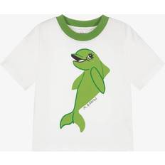 104/110 T-shirts Barnkläder Mini Rodini Green Dolphin T-Shirt 116/122