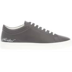 Armani 8 Trainers Armani Leather Trainers Grey