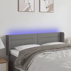 Homie LED Dunkelgrau 183 x 16 x 118 cm Kopfteil