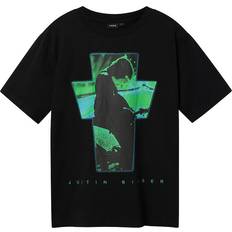 LMTD T-Shirt NlnAsben Justin Bieber Black 170/176 T-Shirts