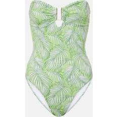 Multicoloured Swimsuits Melissa Odabash Womens Palmetto Como Palm-print Swimsuit