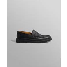 Wax London S.t. Valentin Loafers Black Grained Leather