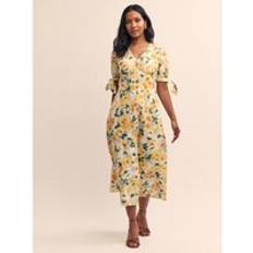 Women - Yellow Dresses Nobody's Child Womens Yellow Floral Alexis Midi Dress