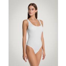 Wolford Shapewear & Ondergoed Wolford Beauty Cotton Bodysuit - Pearl