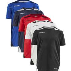 XL T-shirts Craft Pro Control Impact T-shirt til børn, Navy/Hvid 122/128