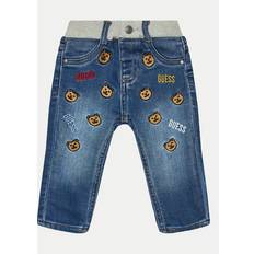 Jeans Guess Boys Blue Jersey Denim Jeans - Blue