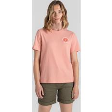 Craghoppers Women T-shirts Craghoppers Women's Malibo Short Sleeved T-Shirt Sunset Haze Orange