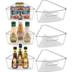 JEISSLIA Lazy Susan Cabinet Organizer Kitchen Container