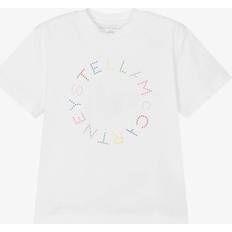 Stella McCartney Kids Girls Ivory Organic Cotton T-Shirt