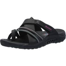 Skechers Women Flip-Flops Skechers Women's Reggae-Sunday Stroll Flip-Flop, Black