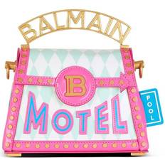 Balmain B-Buzz Dynasty Liten Väska Tryckt Kalvskinn - Multicolor