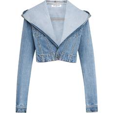 Alaïa Denim Cropped Jacket