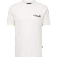 Napapijri Unisex Top Napapijri Martre Short Sleeve T Shirt - Off White