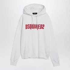 DSquared2 Paidat DSquared2 Dsquared2-Logo Print Hoodie - White