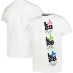 Children's Clothing Outerstuff Big Boys and Girls White LA28 Repeat T-Shirt White