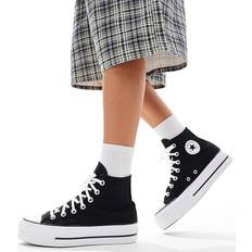 Black - Converse Chuck Taylor Shoes Converse Chuck Taylor All Star Hi Lift Wide Fit Trainers - Black