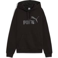 Argent - Sweat à capuche Pulls Puma Hoodie ESS+ ANIMAL Femme