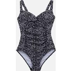 Polka Dots Swimsuits Regatta Women's Womens/Ladies Sakari Polka Dot Tummy Control One Piece Swimsuit Black/Multi